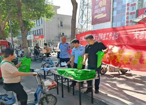 河北望都县市场监管局开展2025年打击传销宣传活动