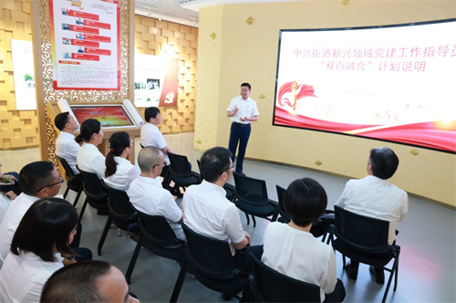 安惠党委召开党建工作指导员“双百融合”计划说明会