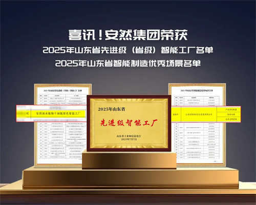 重磅喜讯！安然纳米入选山东省智能制造领域权威名单